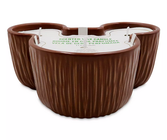 Disney Mickey Ears Tropical Coconut Scented Candle Ceramic New