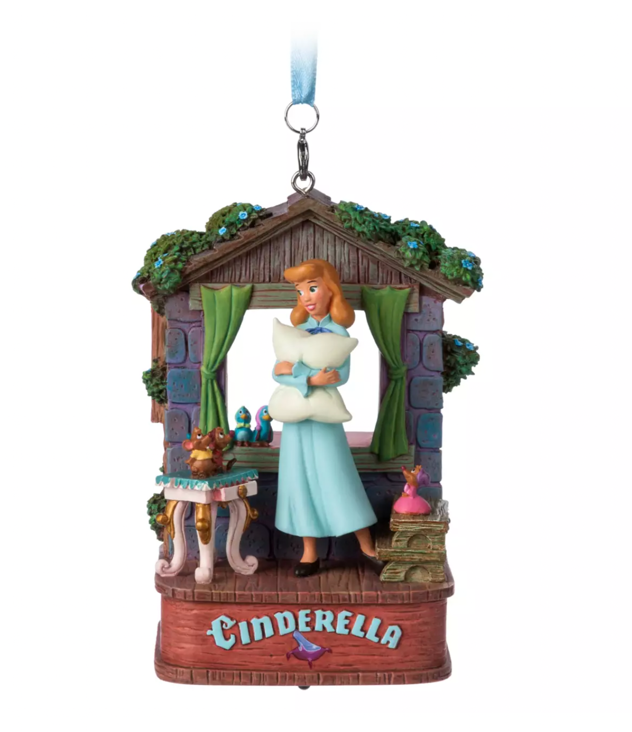 Disney Sketchbook Cinderella Singing Living Magic Christmas Ornament New w Tag