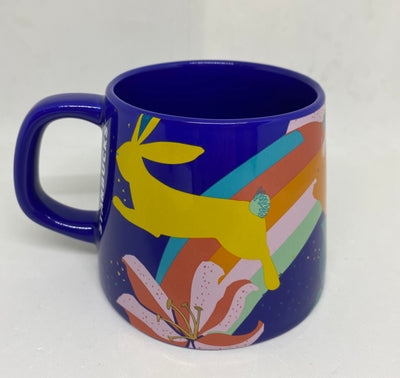Starbucks Easter Spring 2021 Blue Bunny Ceramic Coffee Mug New