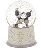 Hallmark Valentine Disney Mickey and Minnie Love Came True Snow Globe New