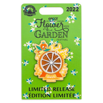 Disney Epcot Flower and Garden 2022 Orange Bird Think Orange Limited Pin New