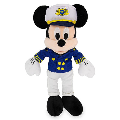 Disney Cruise Line Mickey Mouse Captain 11 in Plush New with Tag