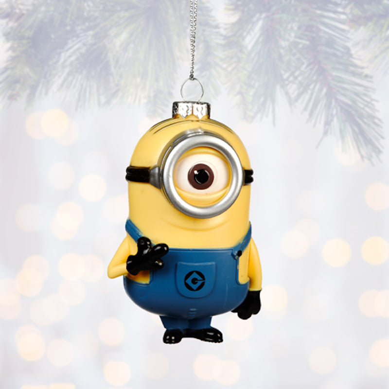 Universal Studios Despicable Me One-Eye Minion Molded Ornament New Tags