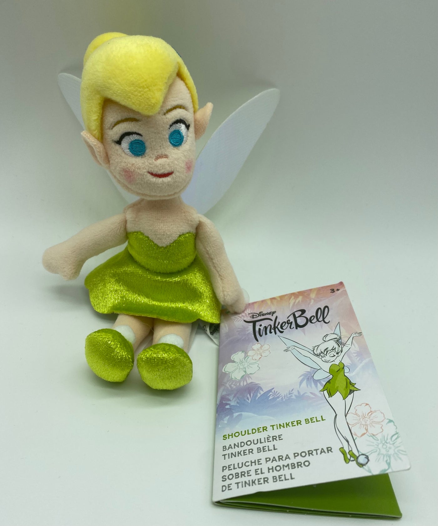 Disney Parks Tinker Bell Magnetic Shoulder Plush New with Tag