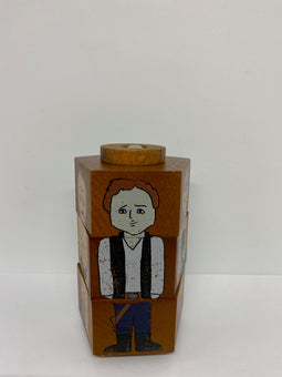 Disney Parks Star Wars Galaxy's Edge Wooden Game Leia Chewbacca C-3PO New