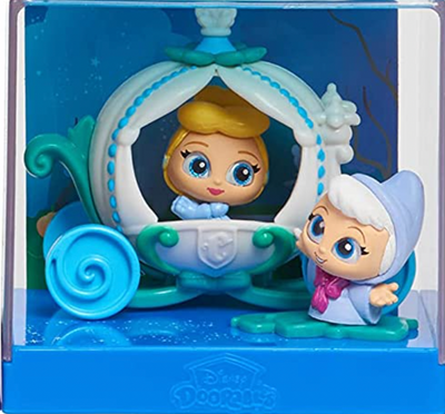 Disney Doorables Movie Moments Series 1 Cinderella Mini Figures Fairy Godmother