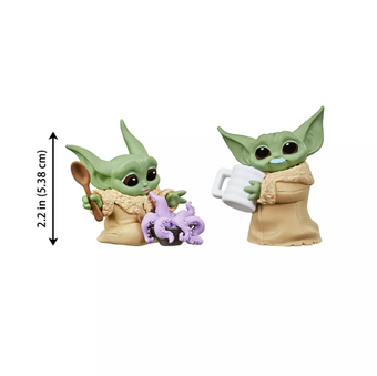 Disney The Child Tentacle Soup Surprise and Blue Milk Mustache Figure Set New