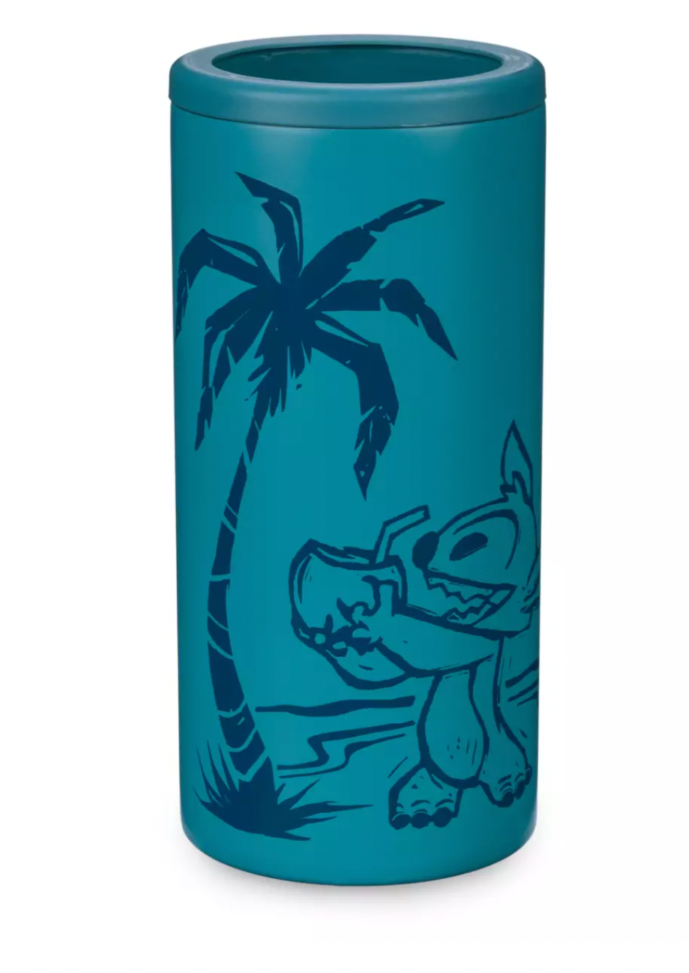 Disney Stitch High Tides and Good Vibes Stainless Steel Can Holder New