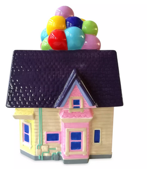 Disney Up Carl House Ceramic Cookie Jar New with Box