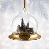 Universal Studios Harry Potter Hogwarts Castle in Glass Dome Ornament New Tags