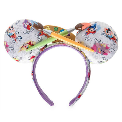 Disney Parks Ink and Paint Mickey Ear Headband One Size New with Tag
