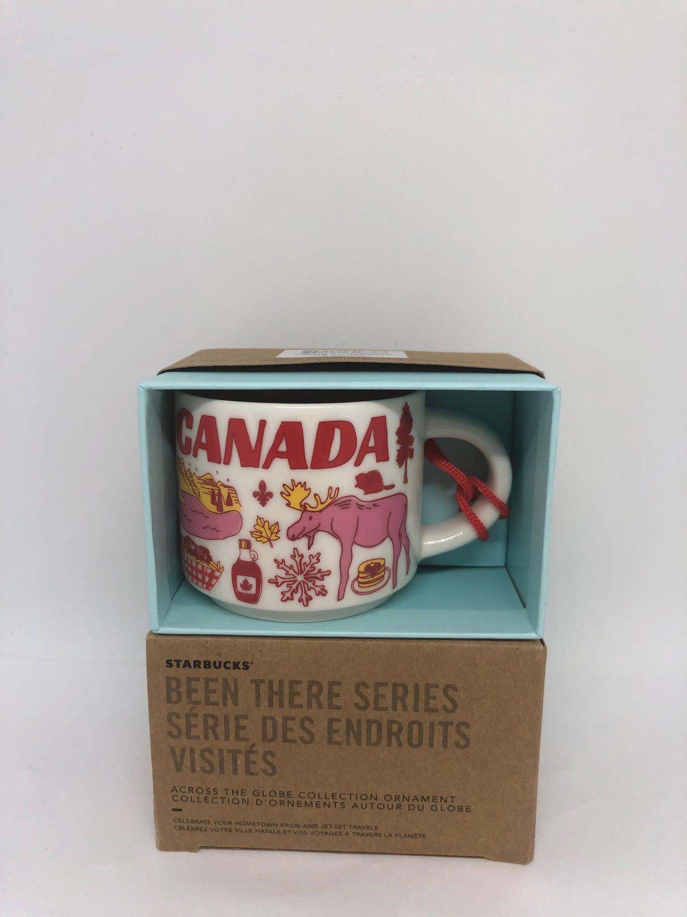 Starbucks Coffee Been There Canada Ceramic Mug Ornament New with Box