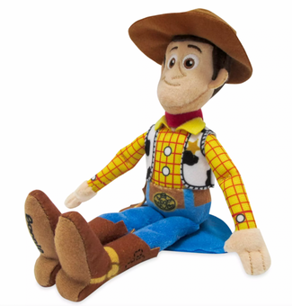 Disney Toy Story Woody Magnetic Shoulder Plush Mini 5'' New