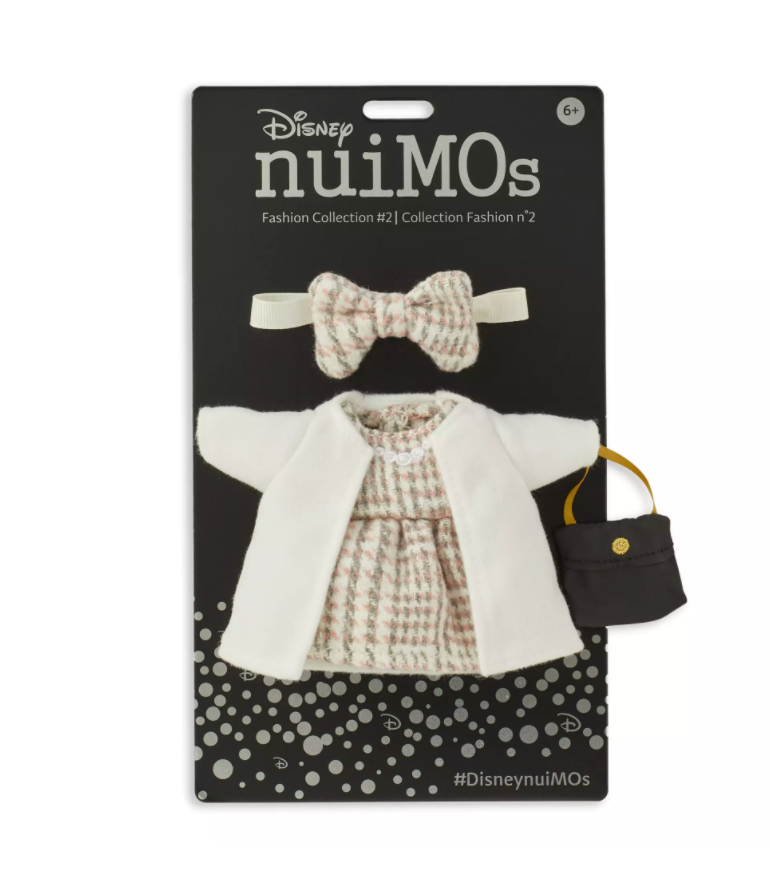 Disney NuiMOs Outfit White Coat with Tweed Dress and Crossbody New with Card