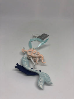 Disney Parks Beach Club Resort Mermaid Resin Christmas Ornament New with Tags