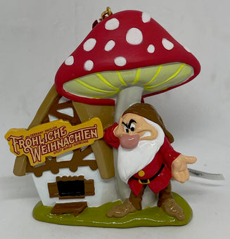 Disney Parks Epcot Grumpy Snow White Frohliche Weihnachten Germany Ornament New