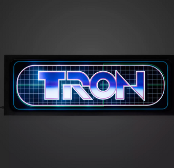 Disney Parks Tron LED Light-Up Sign New