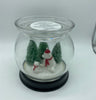 Bath and Body Works 2021 Christmas Pedestal Cloche Bear 3 Wick Candle Holder New