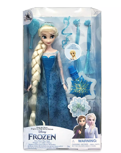 Disney Frozen Elsa Fashion Hair Play Doll New with Box