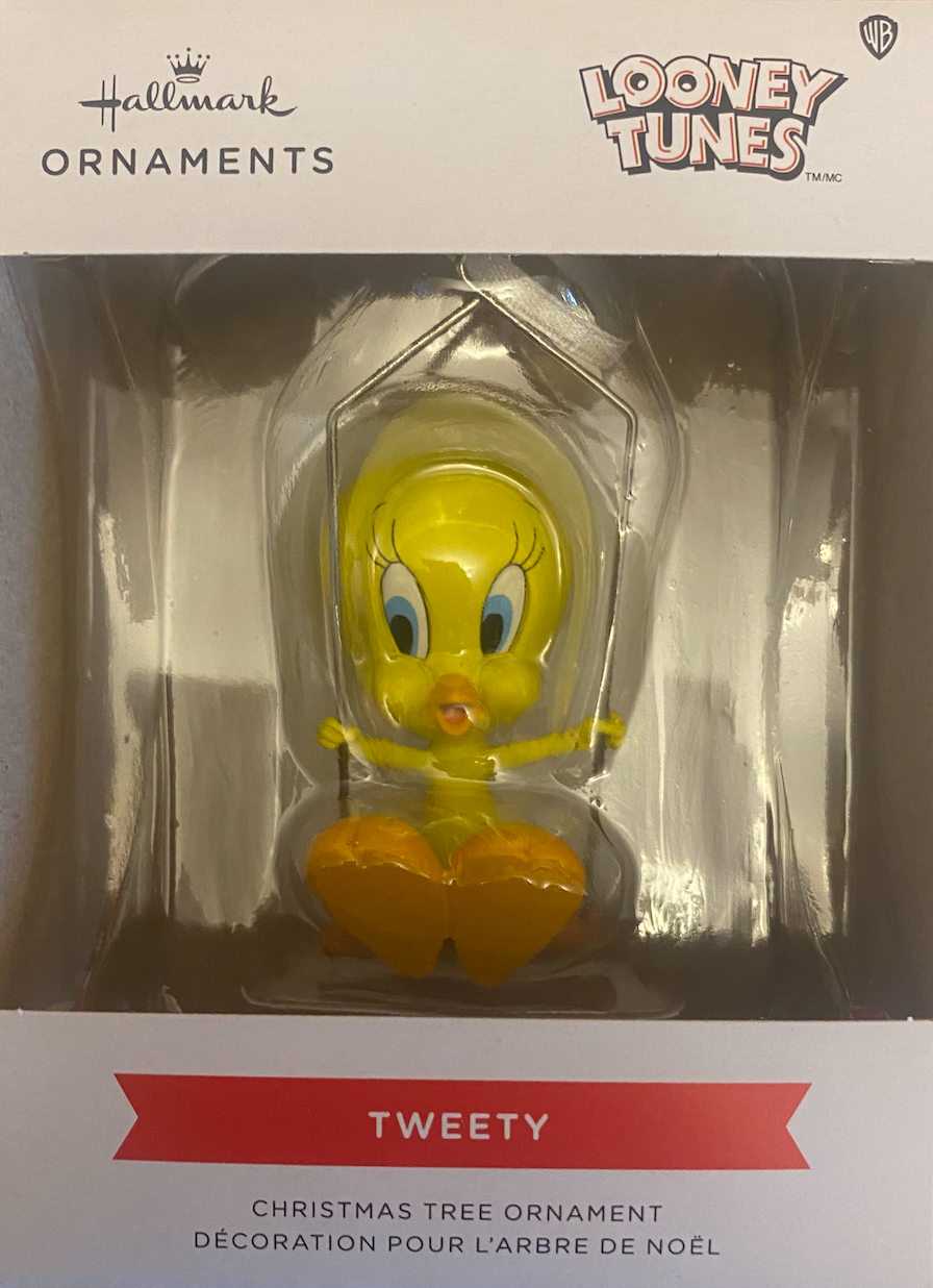 Hallmark Looney Tunes Tweety Christmas Ornament New with Box