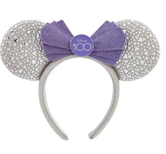 Disney 100 Years of Wonder Minnie Ears Lurex Headband New with Tag