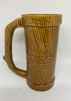 Disney Parks Wilderness Lodge Mickey and Friends Totem Ceramic Stein Mug New