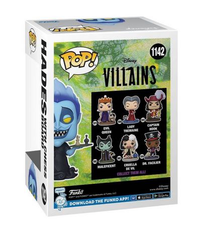 Funko POP! Disney Villains Hades with Chess Board New With Box