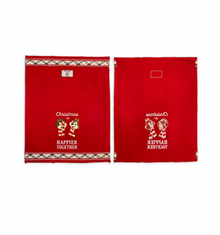 Disney Holiday Chip 'n Dale Christmas is Happier Together Kitchen Towel New