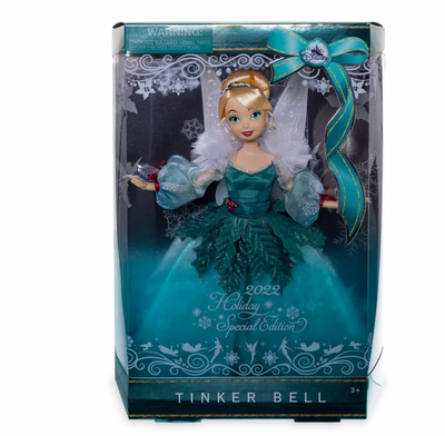 Disney Peter Pan Tinker Bell Holiday 2022 Classic Doll Special Edition New Box