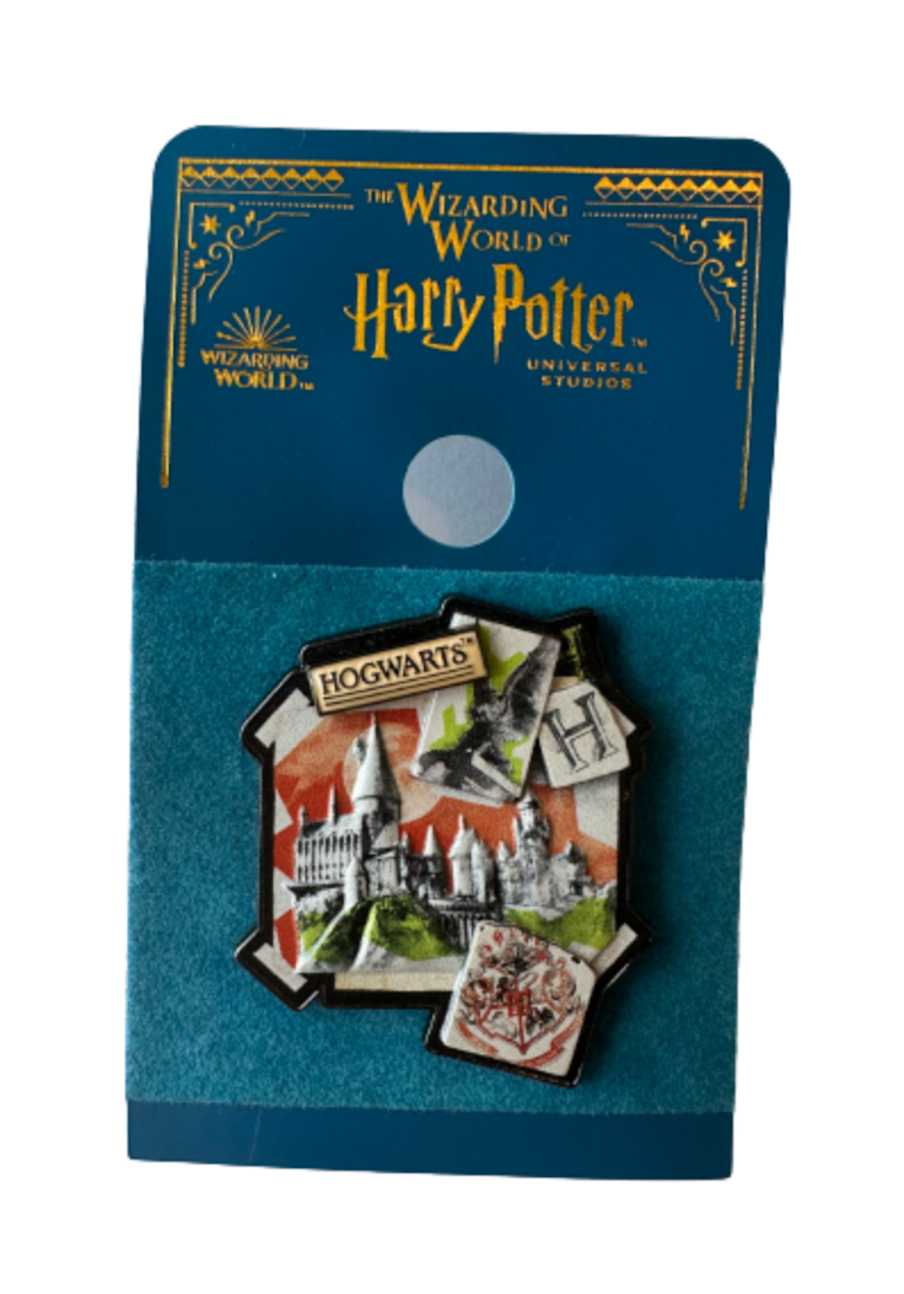 Universal Studios Wizarding World Of Harry Potter Hogwarts 3D Pin New with Card