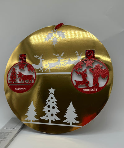 Swatch Holiday 2022 Golden Merry Watch Limited with Ornament New with Box