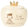 Hallmark Peanuts Lucy Queen Ceramic Treasure Box with Lid New