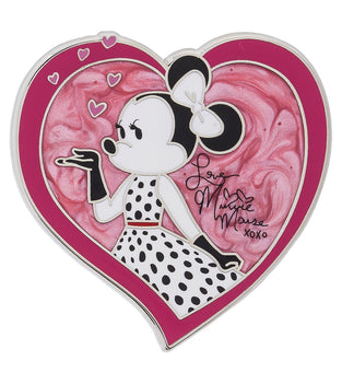 Disney Parks Minnie Mouse Love Signature Pin New with Card