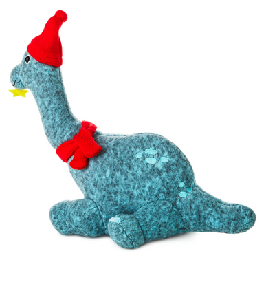Hallmark Christmas Björn the Brontosaurus with Hat and Scarf Plush New with Tag