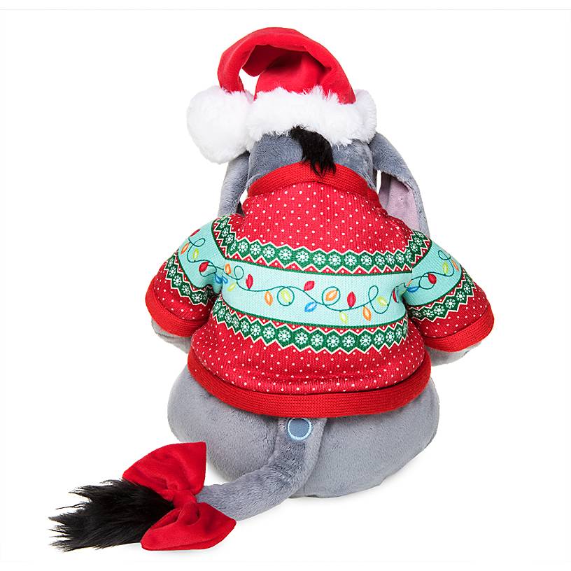 Disney Store Eeyore Holiday Plush Doll Medium New with Tags I Love Characters