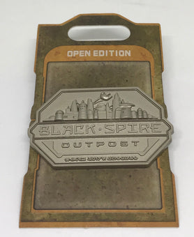 Disney Parks Star Wars Galaxy Edge Black Spire Outpost Logo Pin New with Card