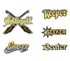 Universal Studios Harry Potter Hufflepuff Quidditch Pin Set New With Card
