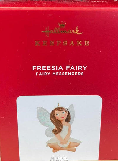 Hallmark 2021 Fairy Messengers Freesia Fairy Christmas Ornament New with Box