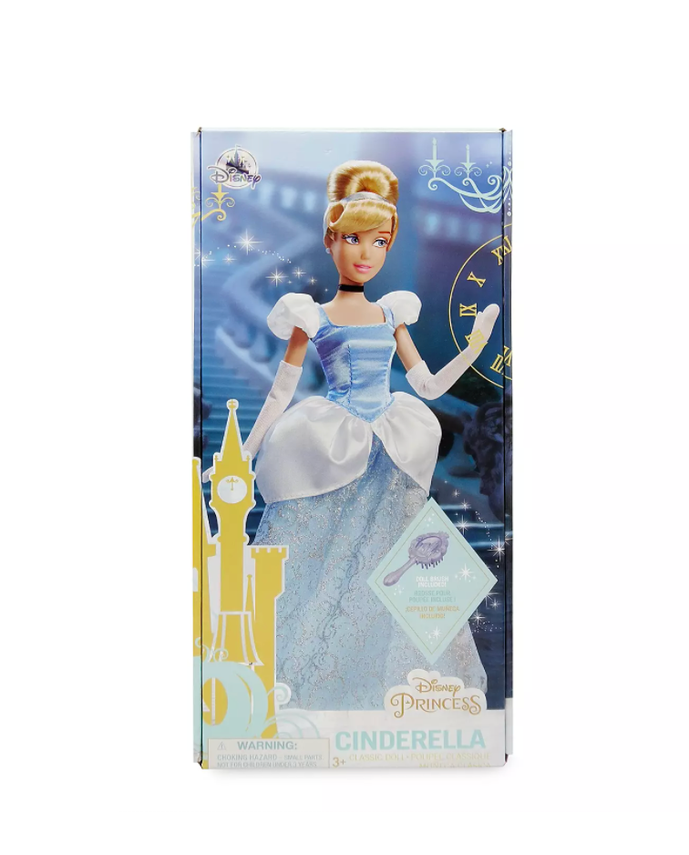 Disney Princess Cinderella Classic Doll with Brush New with Box