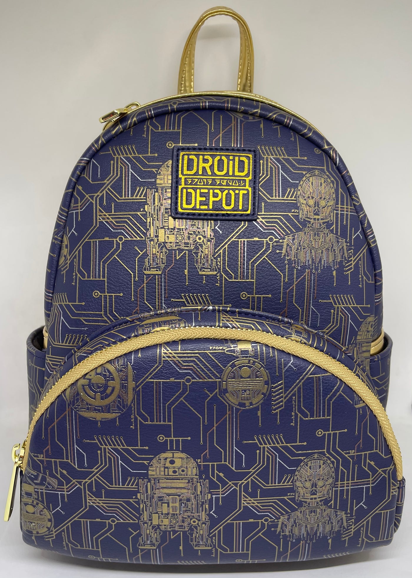 Disney Parks Star Wars Galaxy's Edge Droid Depot R2-D2 C-3PO Backpack New Tag