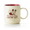 Hallmark Disney Mickey Mouse Who Says We Have to Grow Up ? Coffee Mug 12 oz. New