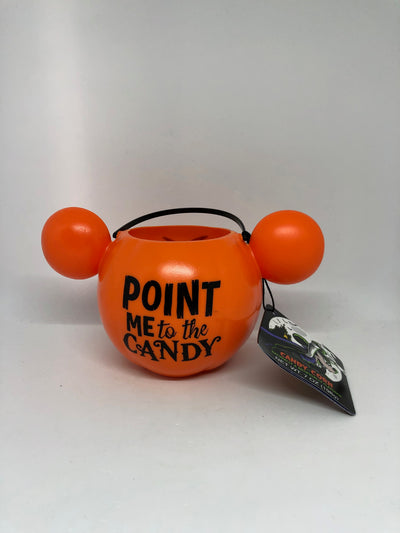 Disney Parks Happy Halloween Mickey Candy Corn with Pumpkin Bowl New with Tag