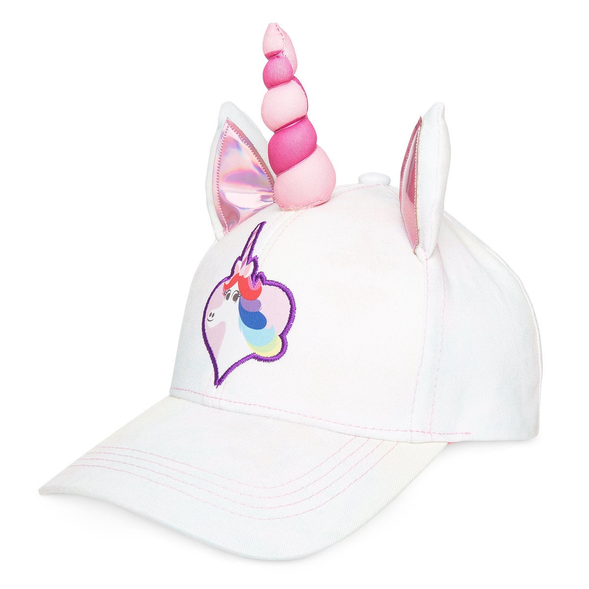 Disney Parks Inside Out Rainbow Unicorn Baseball Cap for Women New with Tags