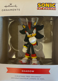 Hallmark 2021 Sonic the Hedgehog Shadow Christmas Ornament New With Box