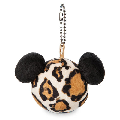 Disney Parks Animal Kingdom Mickey Animal Print Backpack with Charm New with Tag
