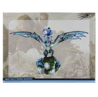 Disney Parks Pandora The World of Avatar Jake Riding Banshee Figurine New