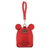Disney Parks Minnie Mouse Red Sequined Mini Backpack Wristlet New with Tags