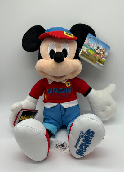 Disney Parks Shanghai Resort Authentic Mickey Plush New with Tags