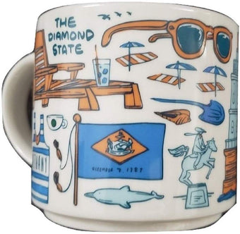 Starbucks Been There Series Collection Delaware Ceramic Coffee Mug New