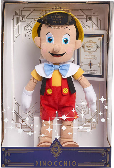 Disney Treasures The Vault Limited Edition Pinocchio Plush Exclusive Amazon New